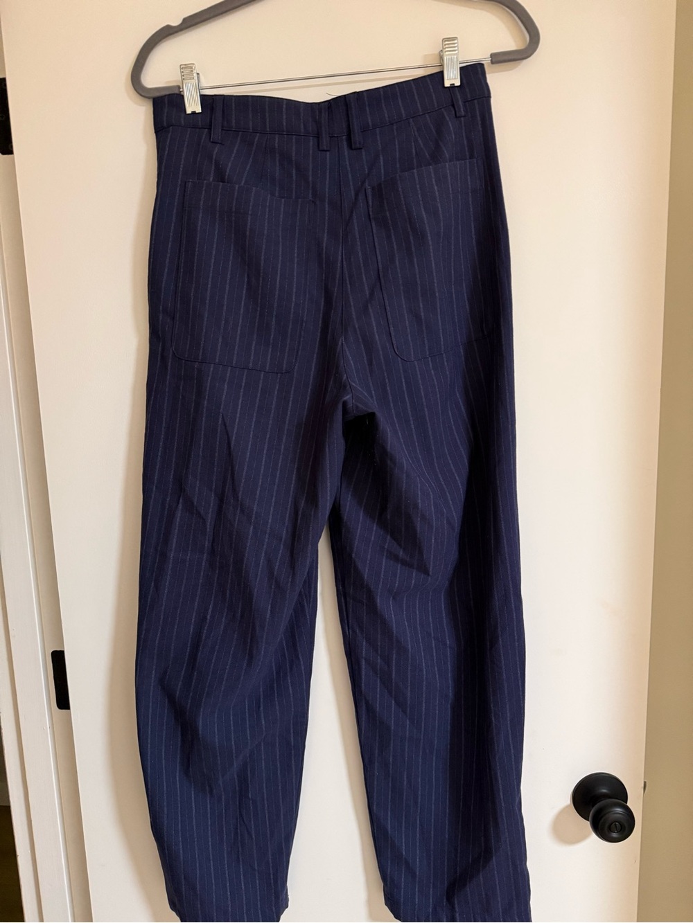 Urban Renewal Made From Remnants Navy Pinstripe Pants 4 - Picture 2 of 3